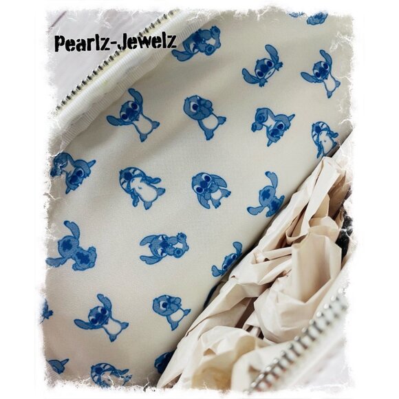 Loungefly Disney Lilo & Stitch with Ducks White Quilted Backpack BoxLunch NWT main image 7